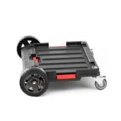 Qbrick System QS ONE 29.3-in Black Metal Wheels Lockable Tool Box