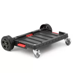 Qbrick System QS ONE 29.3-in Black Metal Wheels Lockable Tool Box