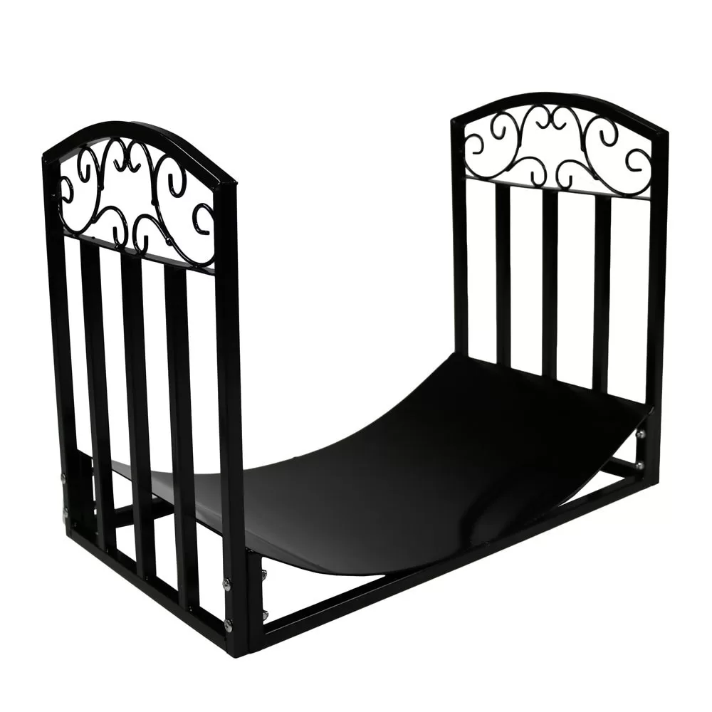 Sunnydaze Decor 18.25-in x 24-in x 14-in Steel Indoor Log Rack