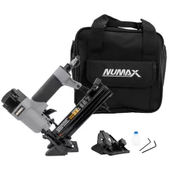 Numax 4-In-1 mini nailer and stapler with canvas bag 1.62-in 18-Gauge Pneumatic Flooring Nailer
