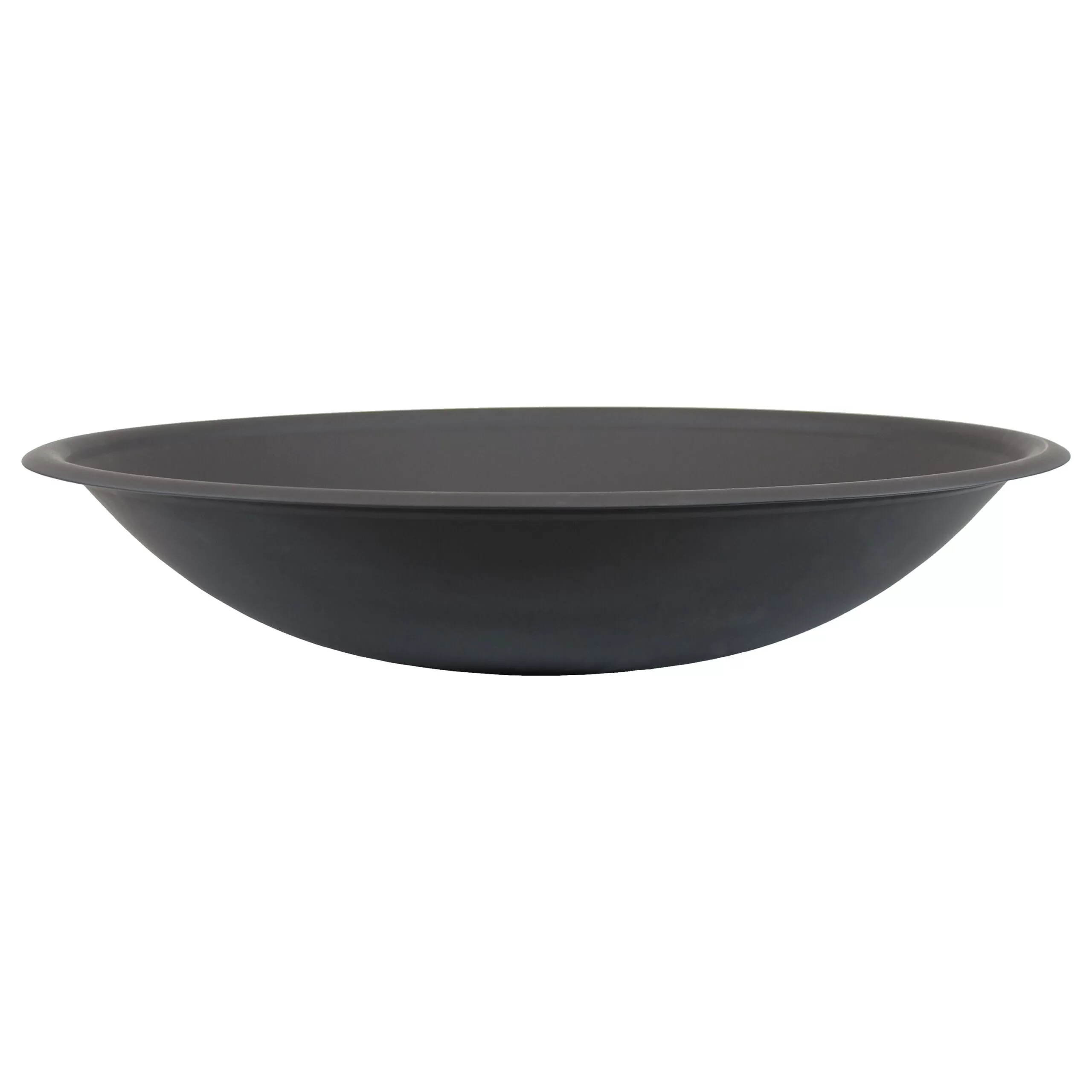 Sunnydaze Decor 23.25-in W Black Steel Wood-Burning Fire Pit