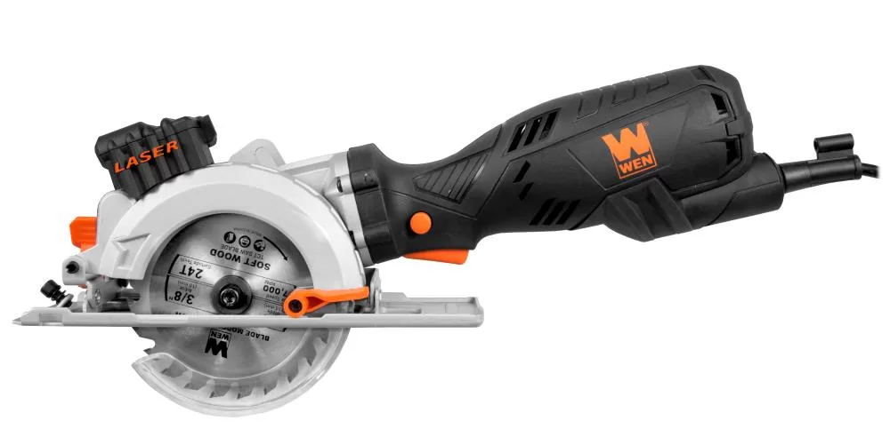 WEN 5-Amp 4-1/2-in Worm Drive Corded Circular Saw