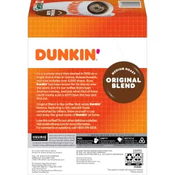 Dunkin' Original Blend Medium Roast Coffee, 88 Count K-Cup Pods