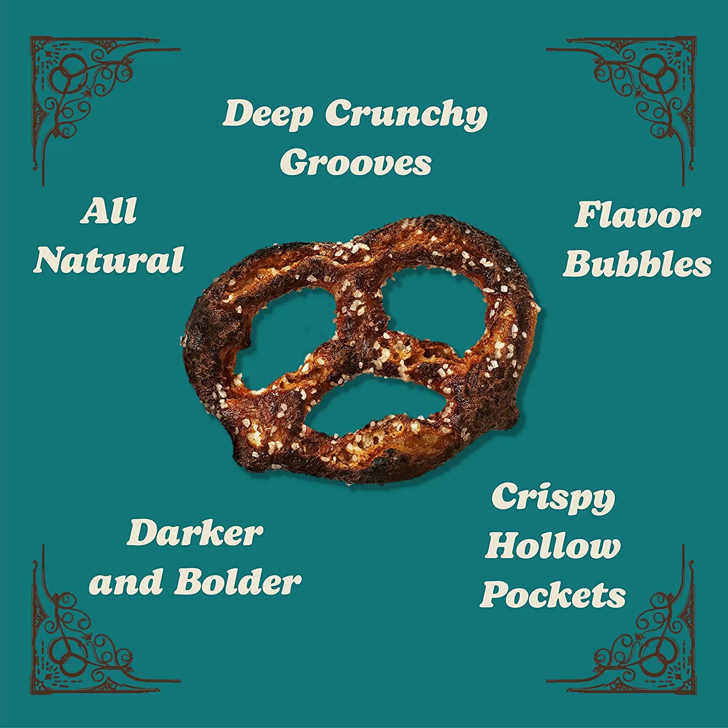 Unique Snacks Extra Dark Splits Pretzels, Delicious Vegan, Homestyle Baked, Certified OU Kosher and Non-GMO, No Artificial Flavor, 11 Oz Bags (Pack of 12)