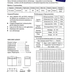 Mighty Max Battery 12V 55AH GEL Battery Replacement for 8A22NF