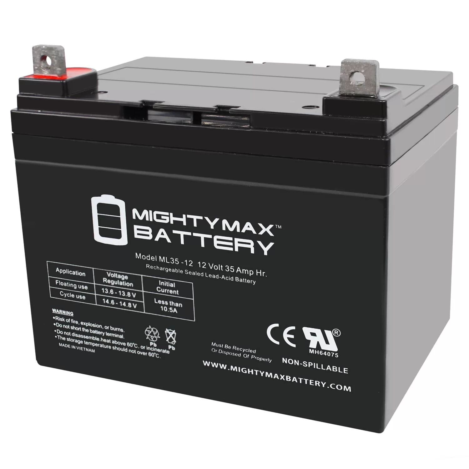 ML35-12 - 12V 35AH Sealed AGM Battery