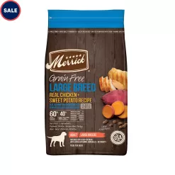 Merrick Grain Free Real Chicken & Sweet Potato Recipe Large Breed Dry Dog Food, 22 lbs.