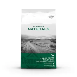 Diamond Naturals Large Breed Adult Chicken and Rice Dry Dog Food, 40 lbs.