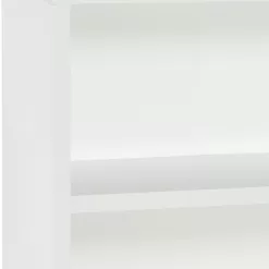 ClosetMaid Bookshelf with 5 Shelf Tiers, Adjustable Shelves, Tall Bookcase Sturdy Wood with Closed Back Panel, White Finish