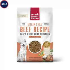 The Honest Kitchen Whole Food Clusters Grain Free Beef Dry Dog Food, 20 lbs.