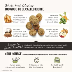 The Honest Kitchen Whole Food Clusters Puppy Whole Grain Chicken & Oat Recipe Dry Dog Food, 20 lbs.