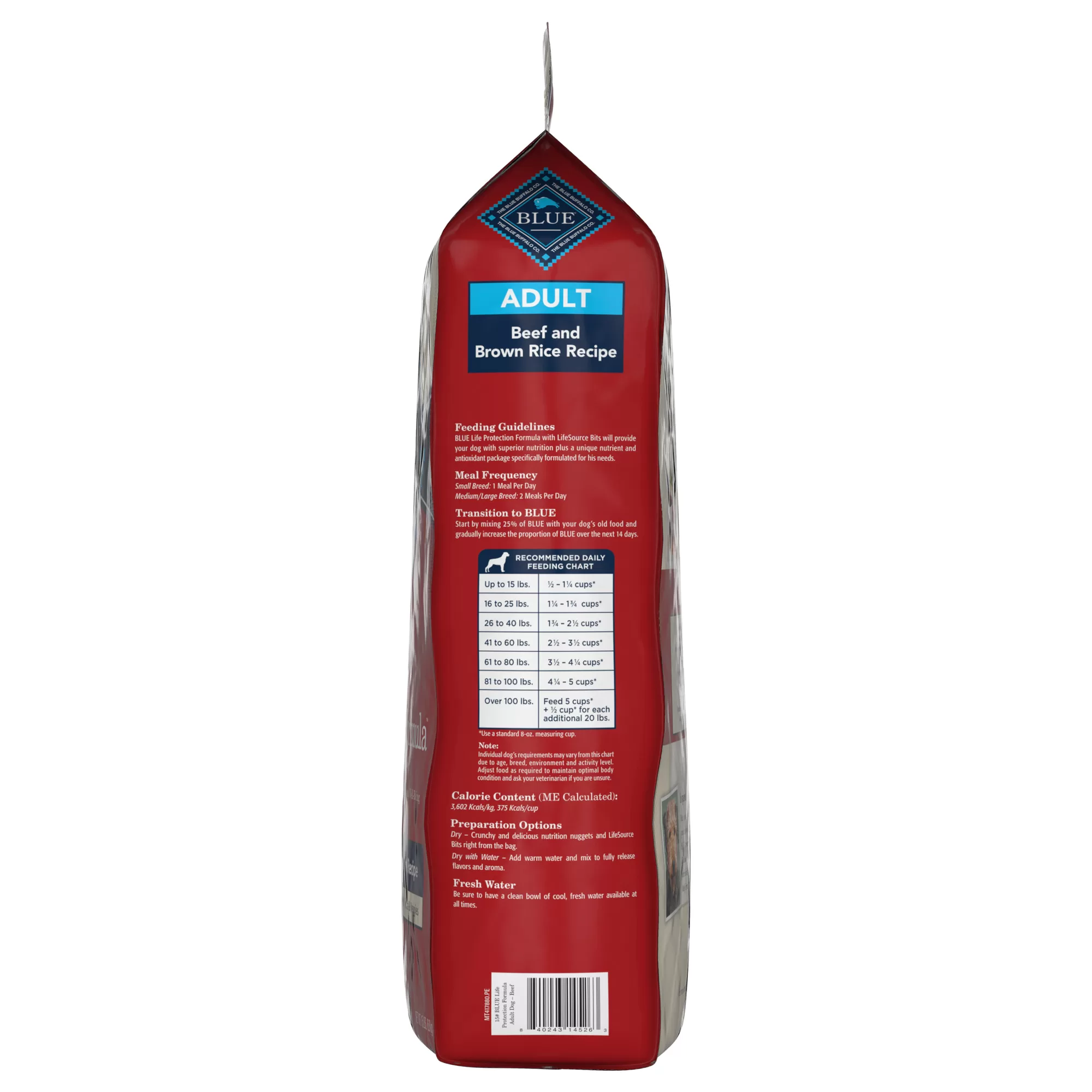 Blue Buffalo Blue Life Protection Formula Natural Adult Beef and Brown Rice Dry Dog Food, 30 lbs.