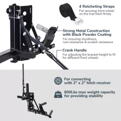 Yescom 800lb Motorcycle Trailer Hitch 2