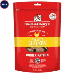 Stella & Chewy's Freeze Dried Raw Dinner Patties High Protein Chewy's Chicken Recipe Dry Dog Food, 25 oz.