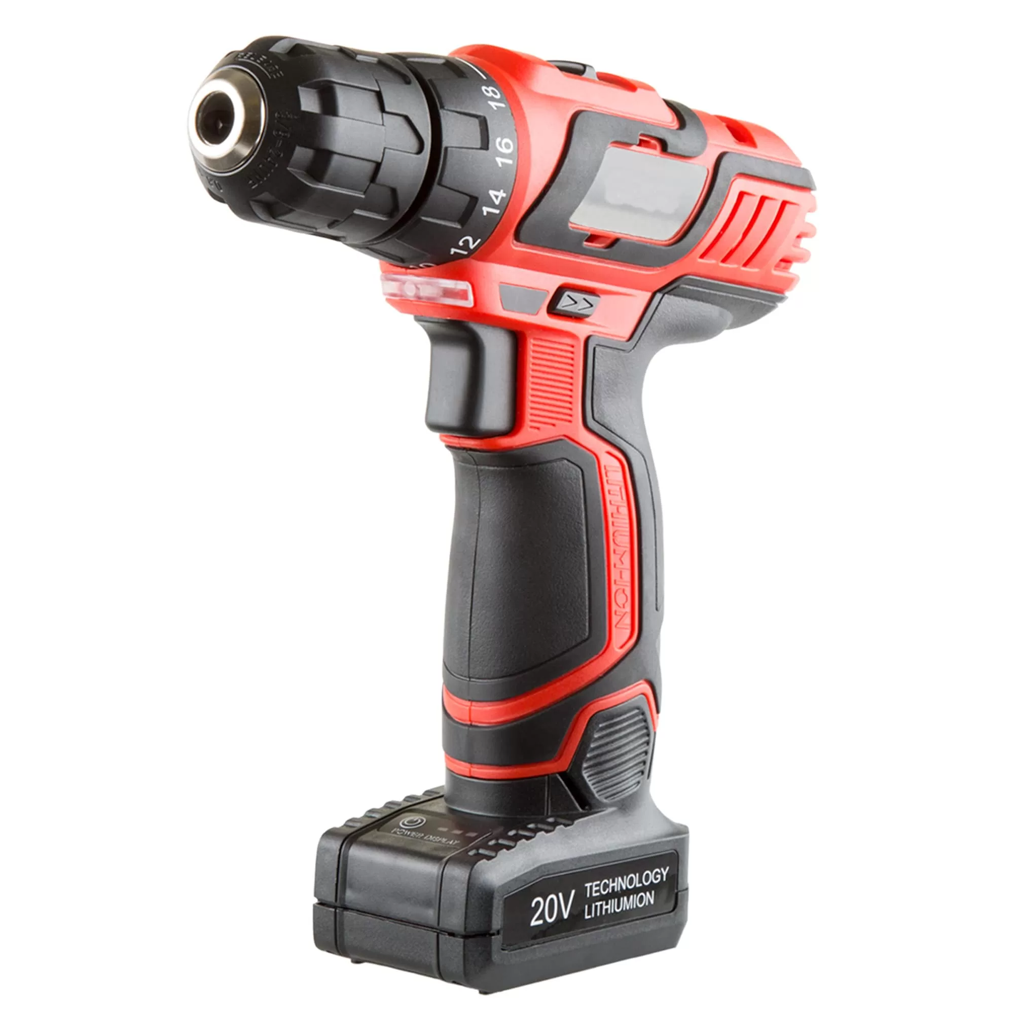 Fleming Supply Cordless Drill set 20-volt 3/8-in Cordless Drill (1 Li-ion Battery Included and Charger Included)