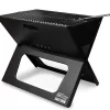 BBQ Croc Portable grills 220-Sq in Black Portable Charcoal Grill