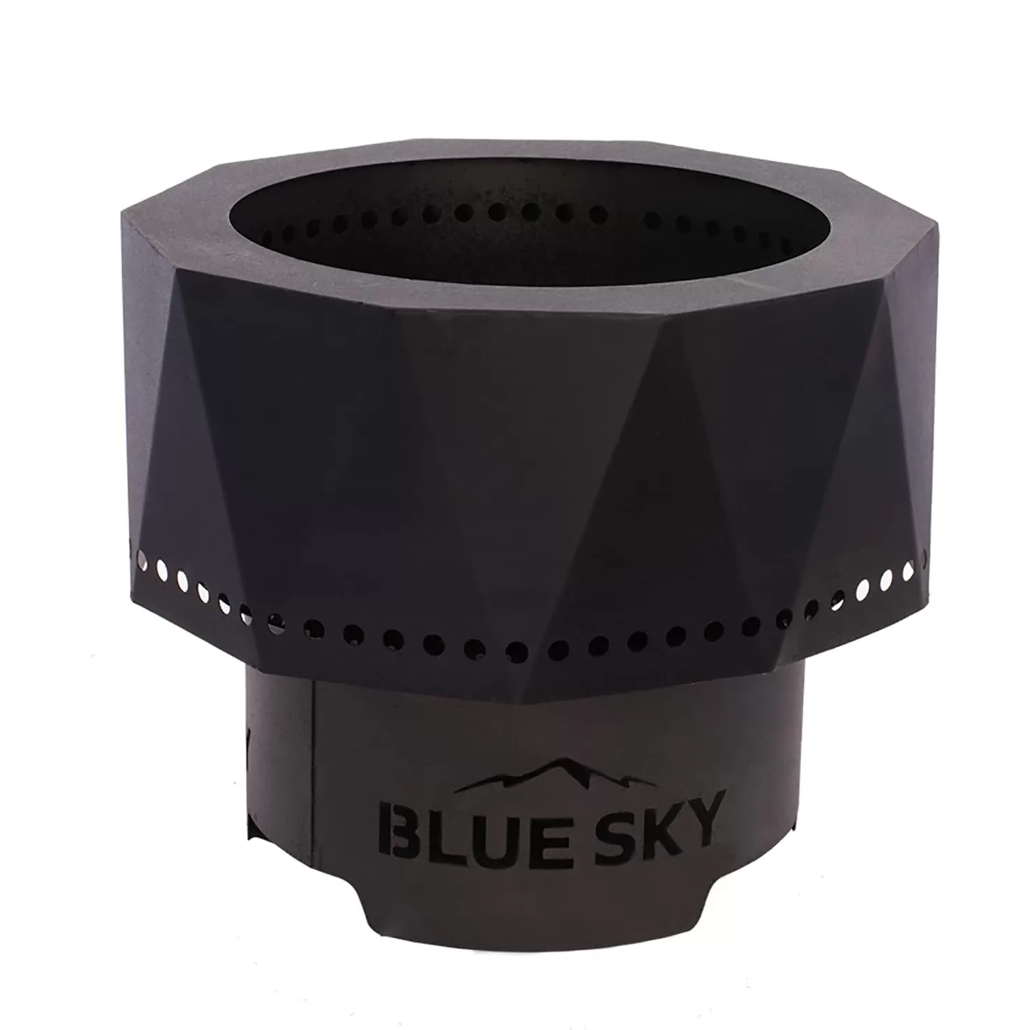 Blue Sky Outdoor Living The Ridge 15.76-in W Black Steel Wood-Burning Fire Pit