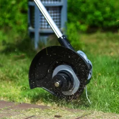 Ukoke 20-volt 9-in Straight Battery String Trimmer with Edger Conversion Capable 2 Ah (Battery and Charger Included)