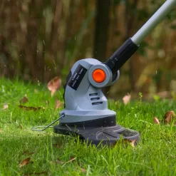 Ukoke 20-volt 9-in Straight Battery String Trimmer with Edger Conversion Capable 2 Ah (Battery and Charger Included)