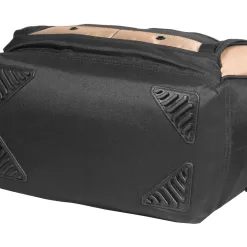Custom LeatherCraft Black/Khaki Polyester 7-in Zippered Tool Bag