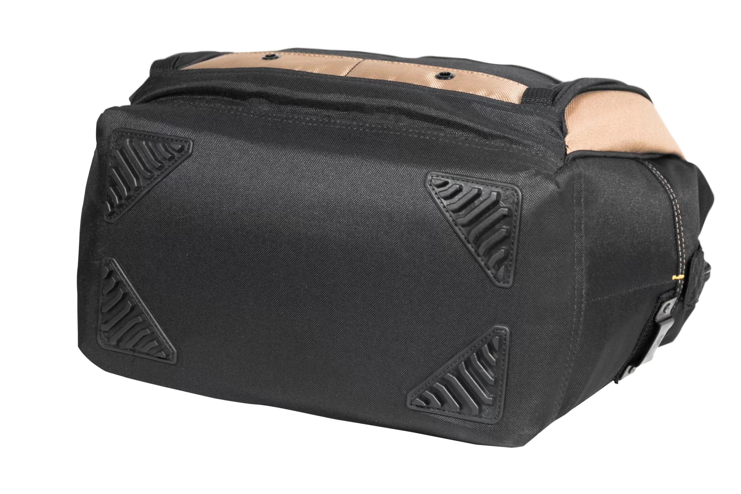 Custom LeatherCraft Black/Khaki Polyester 7-in Zippered Tool Bag