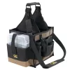 Custom LeatherCraft Black/Khaki Polyester 11-in Electrician's Tote