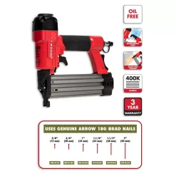 Arrow 2-in 18-Gauge Cordless Pneumatic Brad Nailer