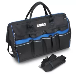 IDEAL Pro Series Blue Polyester 11.5-in Zippered Electrician's Tote