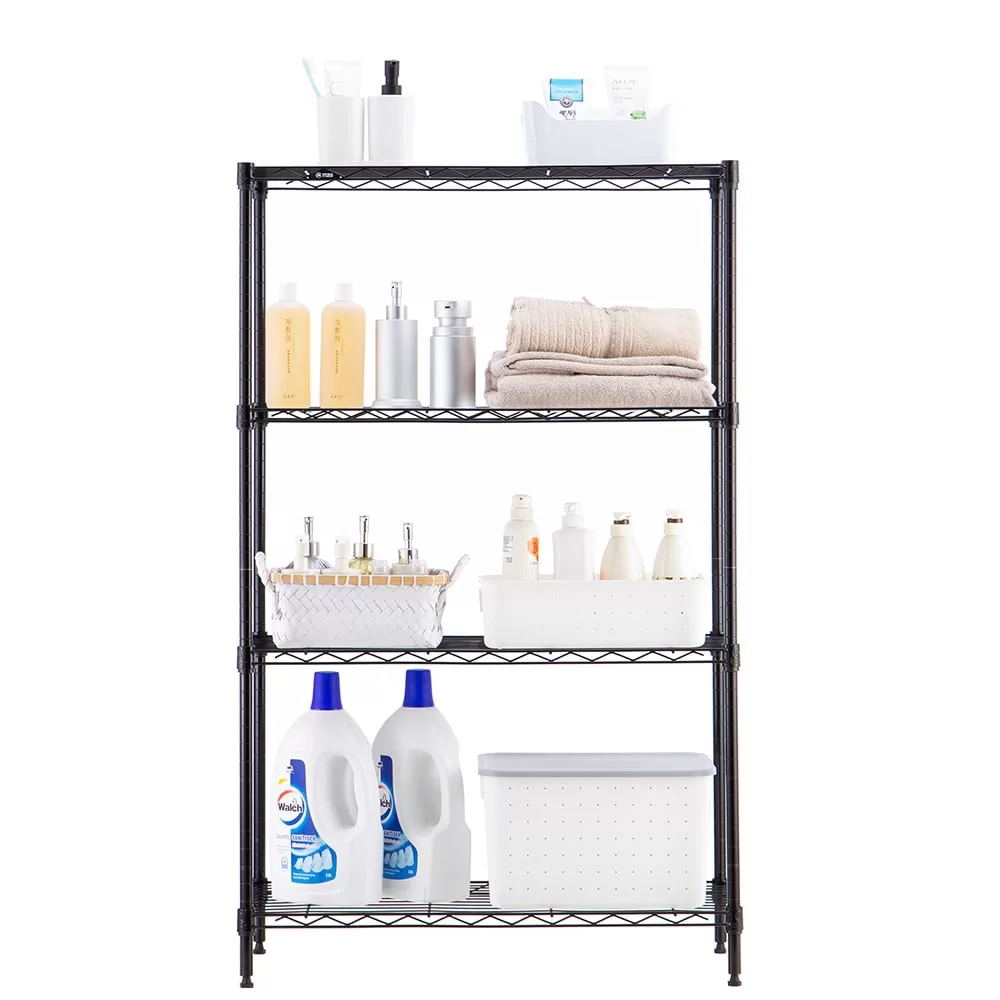 MZG Steel Heavy Duty 4-Tier Utility Shelving Unit (30-in W x 14-in D x 47-in H)