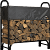 Arrow 46.7-in x 15.5-in x 49.6-in Steel Quarter Cord Firewood Rack