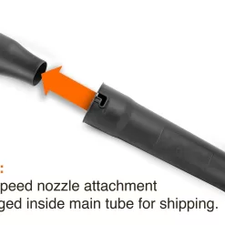 WEN 40-volt Max 480-CFM 124-MPH Battery Handheld Leaf Blower 2 Ah (Battery and Charger Not Included)