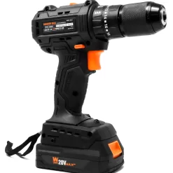 WEN 1/2-in 20-volt Max-Amp Brushless Cordless Hammer Drill (1-Battery Included)