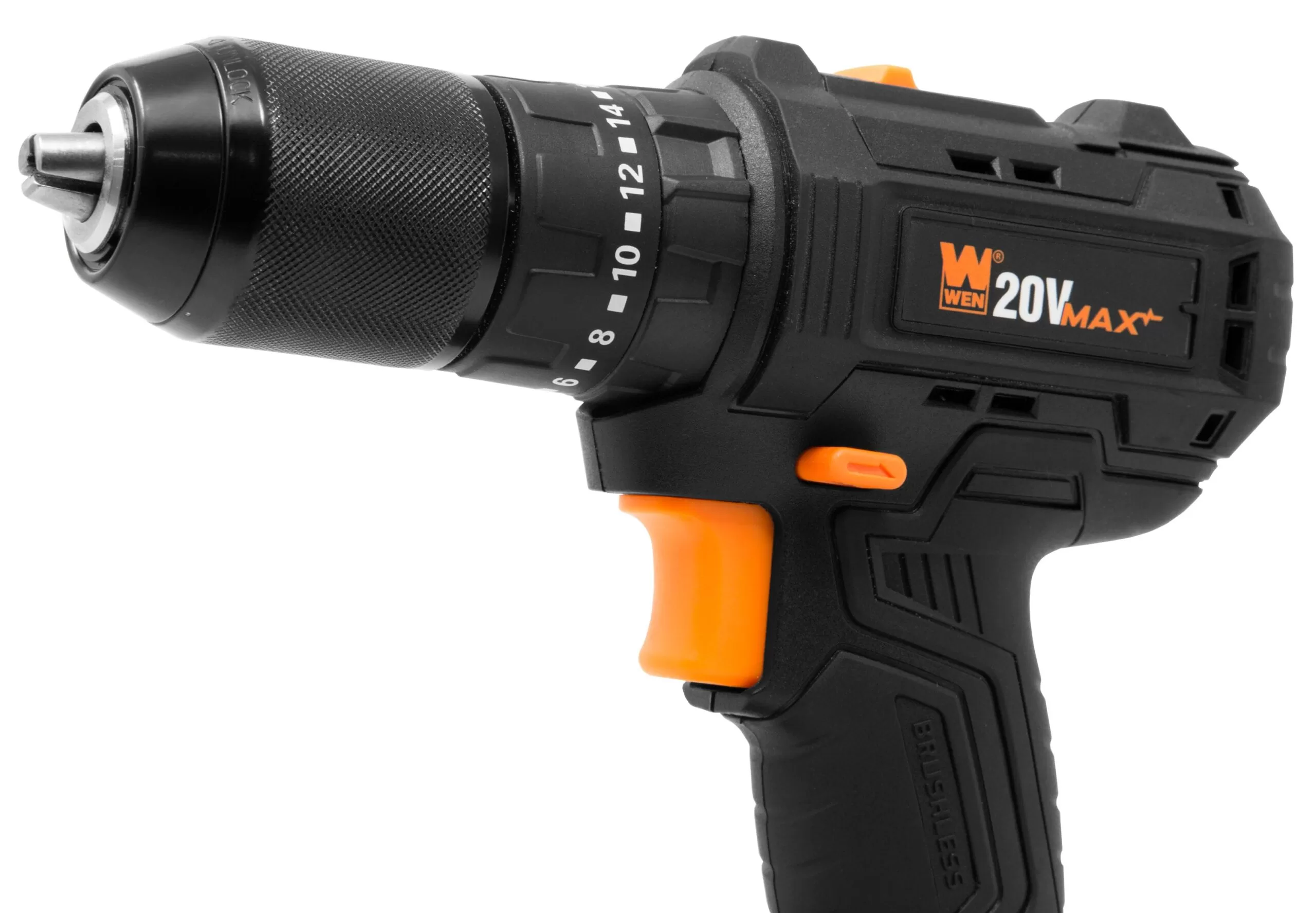 WEN 1/2-in 20-volt Max-Amp Brushless Cordless Hammer Drill (1-Battery Included)