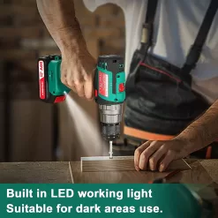 HYCHIKA 1/2-in 20-volt Max-Amp Variable Speed Brushless Cordless Hammer Drill (1-Battery Included)