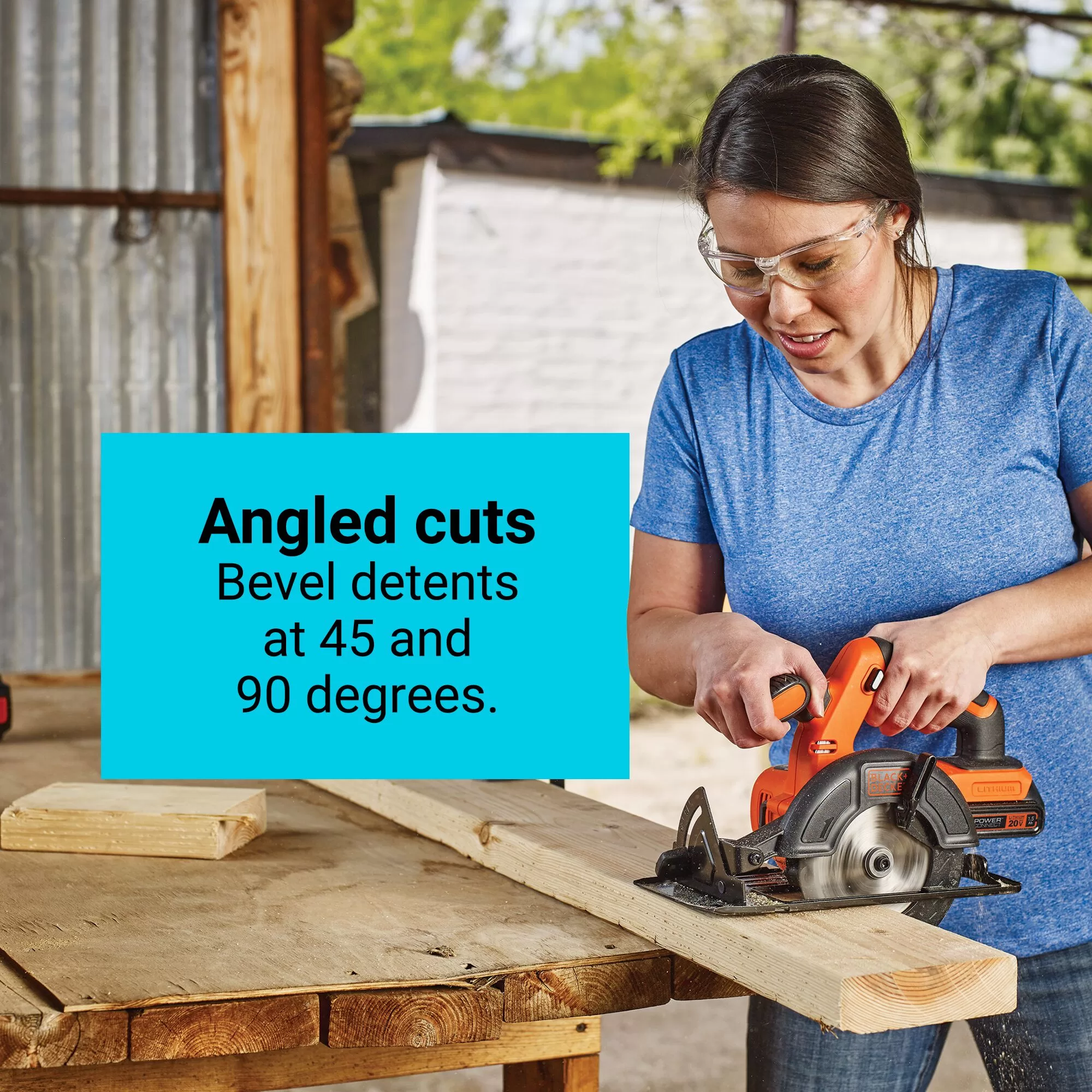 BLACK+DECKER 20-volt Max 5-1/2-in Cordless Circular Saw (Bare Tool)