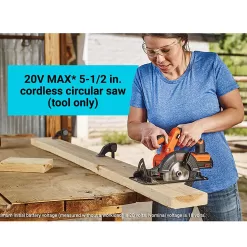 BLACK+DECKER 20-volt Max 5-1/2-in Cordless Circular Saw (Bare Tool)