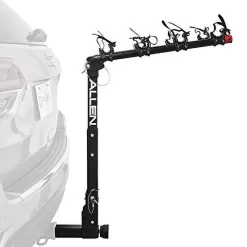 Allen Sports Deluxe Locking Quick Release 4-Bike Carrier fits 2 in receiver hitch, 140 lbs capacity, Model 542QR