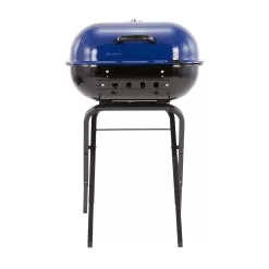 Americana 21.25-in W Ocean Blue Kettle Charcoal Grill