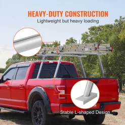 BENTISM Truck Rack 71"x31" Size 800 lbs Capacity Pick up Truck Ladder Truck Bed Rack with Adjustable Tie-downs for Kayak