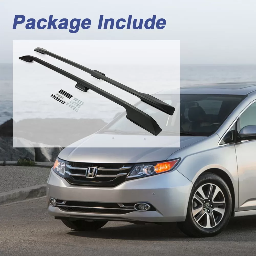 Kojem Roof Rack Side Rails for 11 12 13 14 15 16 17 Honda Odyssey Luggage Rack Carrier