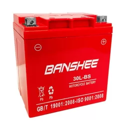 Banshee 30L-BS-Banshee13 12V 30Ah Battery for Harley Davidson FL FLH FLT FLHR Road King Glide Touring - 4 Years Warranty