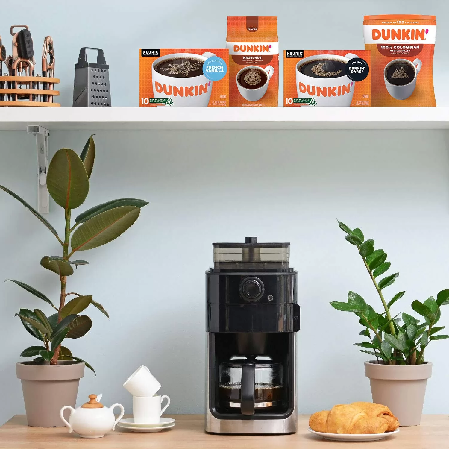 Dunkin' Original Blend Medium Roast Coffee, 88 Count K-Cup Pods