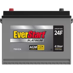 EverStart Platinum BOXED AGM Battery, Group Size 24F 12V, 710 CCA