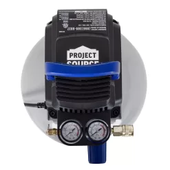 Project Source 3-Gallons Portable 110 PSI Pancake Air Compressor