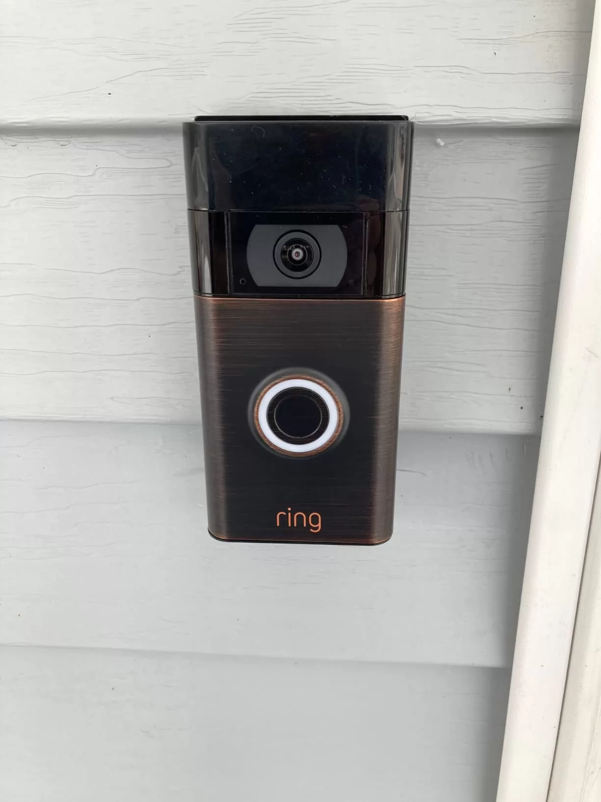 Ring Video Doorbell – 1080p HD video, improved motion detection, easy installation – Venetian Bronze (Doorbell only)