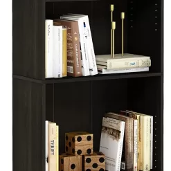 FURINNO JAYA Simply Home 5-Shelf Bookcase, 5-Tier, Espresso