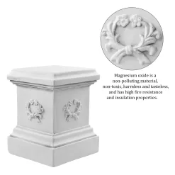 TOETOL Garden Outdoor Statues Classic Plinth Sculptures Decor Base Riser 16.7