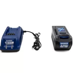 Wild Badger Power 40 Volt 40-volt 13-in Straight Battery String Trimmer (Battery and Charger Not Included)