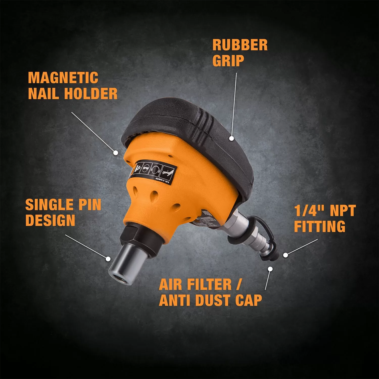 FREEMAN 2nd Generation 4-in Pneumatic Palm Nailer