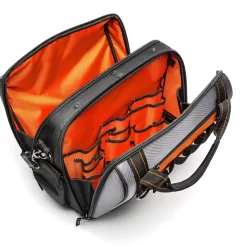 Crescent Rawhide, Black and Gray Polyester 14-in Zippered Tool Bag